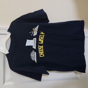 Rock Paper Scissors Choose Wisely T shirt short sleeves Navy medium